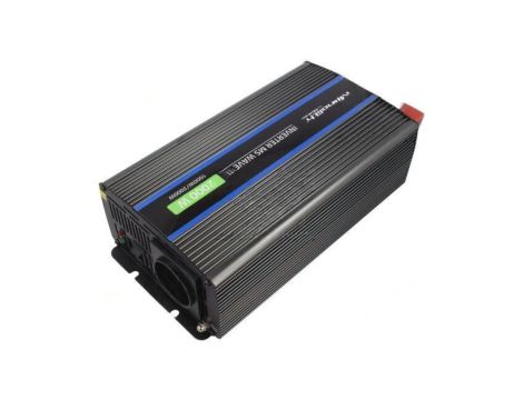 Przetwornica: DC/AC, 1kW, 230VAC, 12VDC, 135x270x73mm 51926