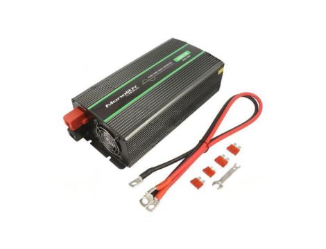 Przetwornica: DC/AC, 1kW, 230VAC, 12VDC, 135x290x75mm 51934