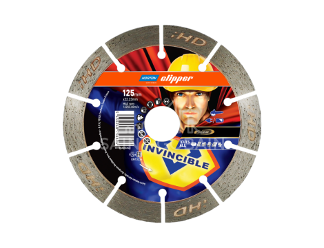 NORTON TARCZA DIAMENTOWA SEGMENTOWA 125mm INVICIBLE CUTS ALL