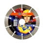 NORTON TARCZA DIAMENTOWA SEGMENTOWA 125mm INVICIBLE CUTS ALL - 2