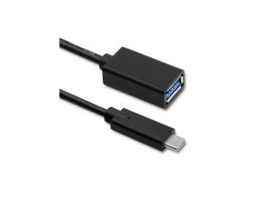 Qoltec Kabel USB 3.1 typ C męski USB 3.0 A żeński 0.5m