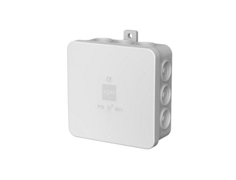 Puszka elektroinstalacyjna E12 odgałęźna natynkowa IP55 szara 0297-00
