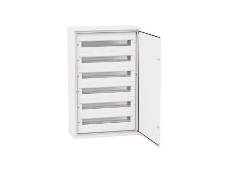 Rozdzielnica p/t aluminiowy front 6x24 DARP-144 (N+PE) Quitelina 9.624