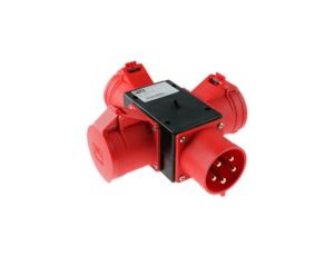 Rozdzielnica rozgałęźnik potrójny siłowy przenośny IP44 32A 5P 400V SERIA PIESZYCE 9430009W