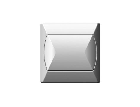 AKCENT Łącznik pojedynczy biały ŁP-1A/00