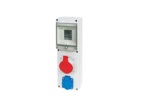 Rozdzielnica budowlana zestaw siłowy 5P/1A + 230V 942061