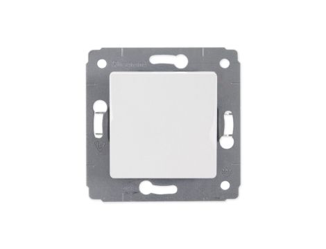 CARIVA Przycisk światło/dzwonek zwierny pojedynczy do ramki biały 773611