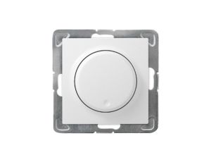 IMPRESJA Ściemniacz obrotowy LED 100W 230V do ramki biały ŁP-8YL2/m/00