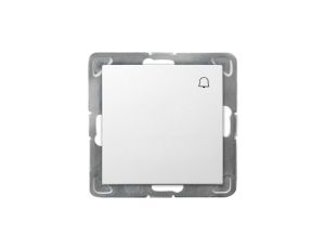 IMPRESJA Przycisk łącznik zwierny dzwonek do ramki biały ŁP-6Y/m/00