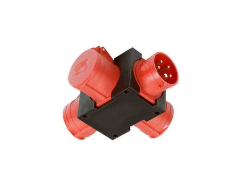 Rozdzielnica rozgałęźnik potrójny siłowy przenośny IP44 16A 5P 400V SERIA PIESZYCE 9430007W