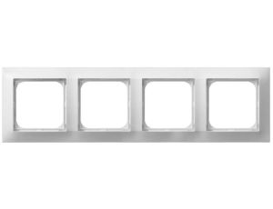 IMPRESJA Ramka poczwórna biała R-4Y/00