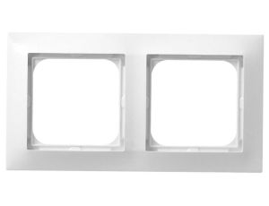 IMPRESJA Ramka podwójna biała R-2Y/00
