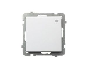 SONATA Łącznik krzyżowy do ramki biały ŁP-4R/m/00