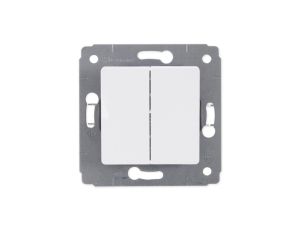 CARIVA Łącznik świecznikowy (podwójny) do ramki biały 773605