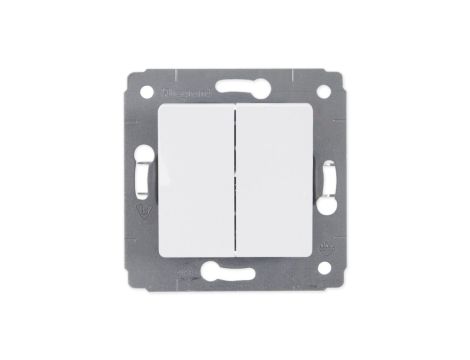 CARIVA Łącznik świecznikowy (podwójny) do ramki biały 773605