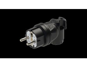 Wtyczka gumowa kątowa jednofazowa IP44 230V 10/16A 2P+Z UNI-SCHUKO 05821-s