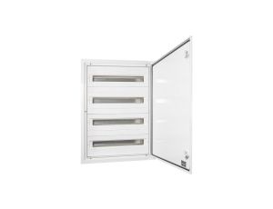 Rozdzielnica p/t aluminiowy front 4x24 Darp-96 (N+PE) Quiteline 9.424