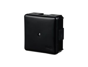 Puszka 87x87x39 natynkowa IP55 czarna Ep-Lux 0226-02