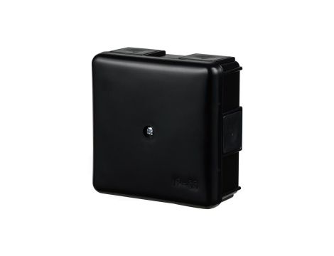 Puszka 87x87x39 natynkowa IP55 czarna Ep-Lux 0226-02