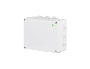 INDUSTRIAL Puszka elektroinstalacyjna natynkowa IP65 305x224x126mm 12 dławic jasnoszara 2721-02