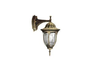 Kinkiet ogrodowy florencja dół 1xE27 GOLDLUX Alum. PATYNA