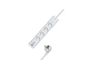 Listwa zasilająca MORRE M406 – 4 gniazda, USB-A 12W, 2x USB-C 12W, 1,5 m