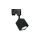 Lampa OSCAR-Track-ALU-B/B-3F czarna z czarnym przegubem 1xgu10 LUXsystem-3F (na szynę trzyfazową)