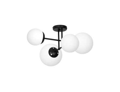 Lampa sufitowa LIMA BLACK 4xE14 MLP6527 Milagro