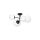 Lampa sufitowa LIMA BLACK 4xE14 MLP6527 Milagro