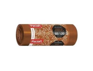Worek do segregacji bio Paclan 60l brązowy - 20 sztuk