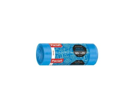 Worek do segregacji papier Paclan 60l 20 szt niebieski