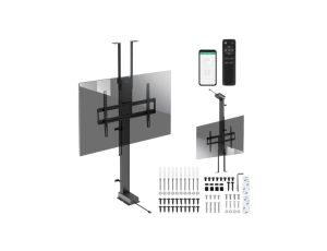 Uchwyt elektryczny sufitowo-podłogowy, wysuwany Maclean, 43-88, VESA 600x400, max 60kg, 100-240V AC,50/60Hz MC-125