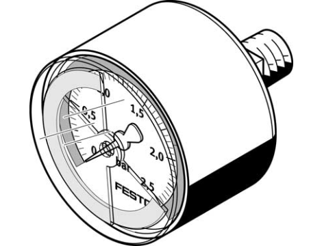 FESTO - Manometr (norma pneum.: EN 837-1) 0 x 0 x 0