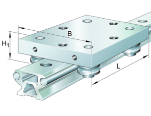 INA - Wózek rolkowy 0 x 100 x 120