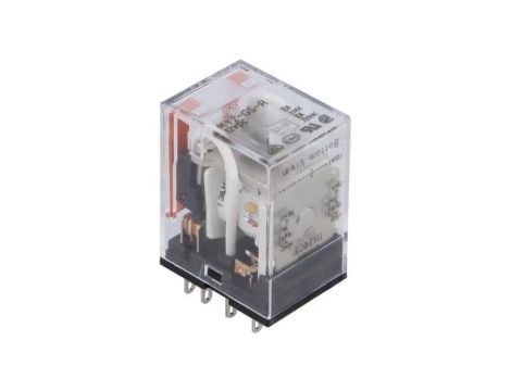 MY2-GS-R-12DC Przekaźnik: elektromagnetyczny DPDT Ucewki: 12VDC 10A/250VAC
