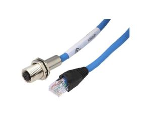 Adapter M12 żeński,RJ45 wtyk kod D-Ethernet 4-PIN IP65 1m P29930-M1