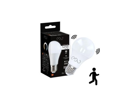 Żarówka z czujnikiem ruchu i zmierzchu MARI LED Sensor E27 8,5W 4000K neutralna NW 806lm EDO777392 EDO Solutions