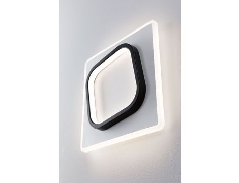 Lampa ścienna 2FORM LED 13W/9W 1600lm/1125lm IP44 240x240mm 4000K 230V IP20 biały/ czarny / tworzywo sztuczne - 2