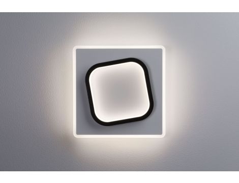 Lampa ścienna 2FORM LED 13W/9W 1600lm/1125lm IP44 240x240mm 4000K 230V IP20 biały/ czarny / tworzywo sztuczne - 9