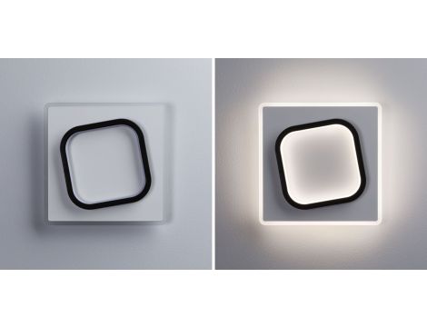 Lampa ścienna 2FORM LED 13W/9W 1600lm/1125lm IP44 240x240mm 4000K 230V IP20 biały/ czarny / tworzywo sztuczne - 5