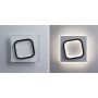 Lampa ścienna 2FORM LED 13W/9W 1600lm/1125lm IP44 240x240mm 4000K 230V IP20 biały/ czarny / tworzywo sztuczne - 6