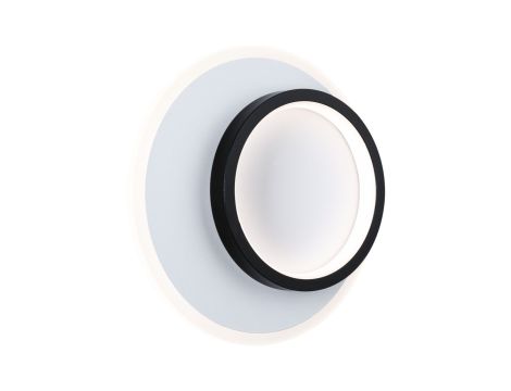 Lampa ścienna 2FORM LED 9,5W/7W 1190lm/870lm IP44 240mm 4000K 230V IP20 biały/ czarny / tworzywo sztuczne