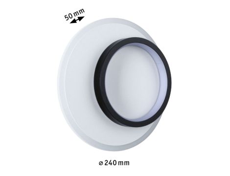 Lampa ścienna 2FORM LED 9,5W/7W 1190lm/870lm IP44 240mm 4000K 230V IP20 biały/ czarny / tworzywo sztuczne - 9