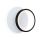 Lampa ścienna 2FORM LED 7W/5,5W 860lm/730lm 195x230mm 4000K 230V IP20 biały/ czarny / tworzywo sztuczne