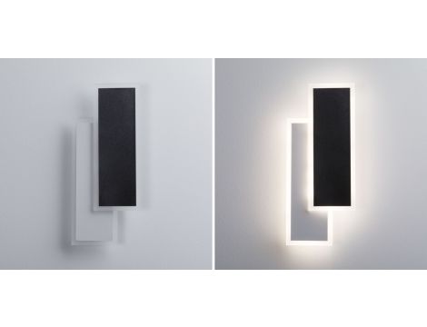 Lampa ścienna 2FORM LED 8W/8W 1010lm/1010lm IP44 150x350mm 4000K 230V IP20 biały/ czarny / tworzywo sztuczne - 7