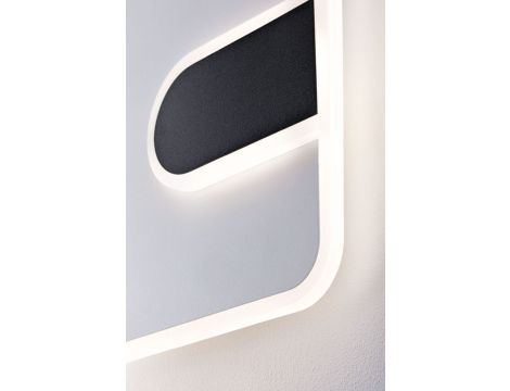 Lampa ścienna 2FORM LED 12,5W/3,6W 1570lm/460lm 240x240mm 4000K 230V IP20 biały/ czarny / tworzywo sztuczne - 3