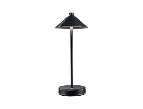 Lampka stołowa akumulatorowa PELLINI LED DIM USB-C 2W 300lm 3000/4000/6500K IP20 czarny matowy / materiał / metal - 6