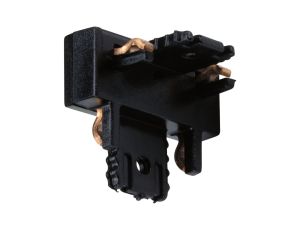 Łącznik szynowy L ściana sufit VEYA system 48V DC czarny matowy / tworzywo sztuczne