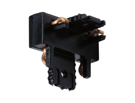 Łącznik szynowy L ściana sufit VEYA system 48V DC czarny matowy / tworzywo sztuczne