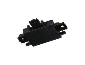 Łącznik szynowy T VEYA system 48V DC czarny matowy / tworzywo sztuczne